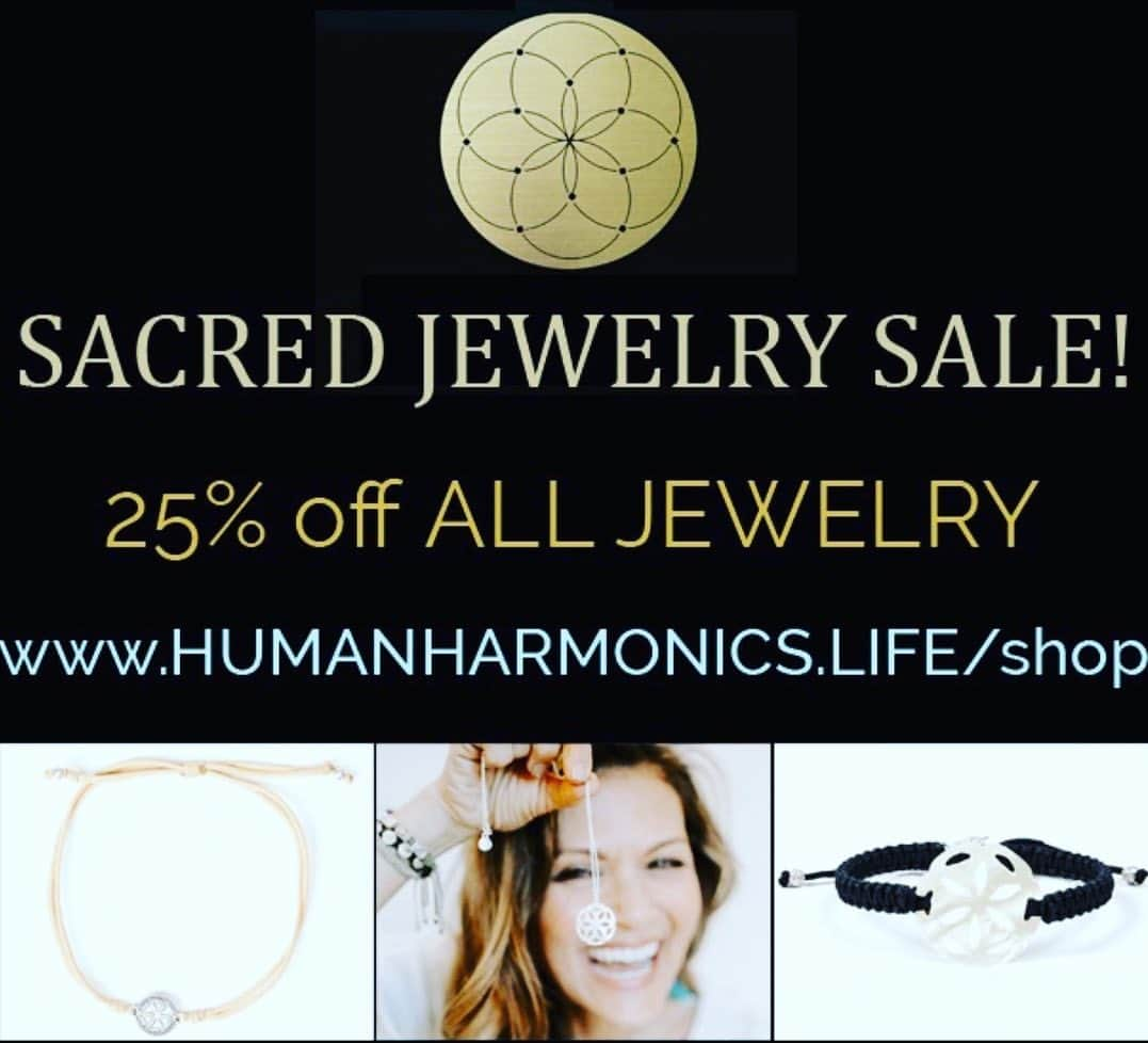 ニア・ピープルズのインスタグラム：「We are clearing out our collection of Sacred Jewelry - all items are 25% off!  Visit our shop to read the story behind my journey into this Sacred Jewelry and browse the items: https://www.humanharmonics.life/shop *If you are purchasing this as a gift, please note that we can not guarantee delivery date.  Instagram Hashtags: #sale #holidaygifts #jewlery #sacred #seedoflife #humanharmonics #sacredjewelry #niapeeples」