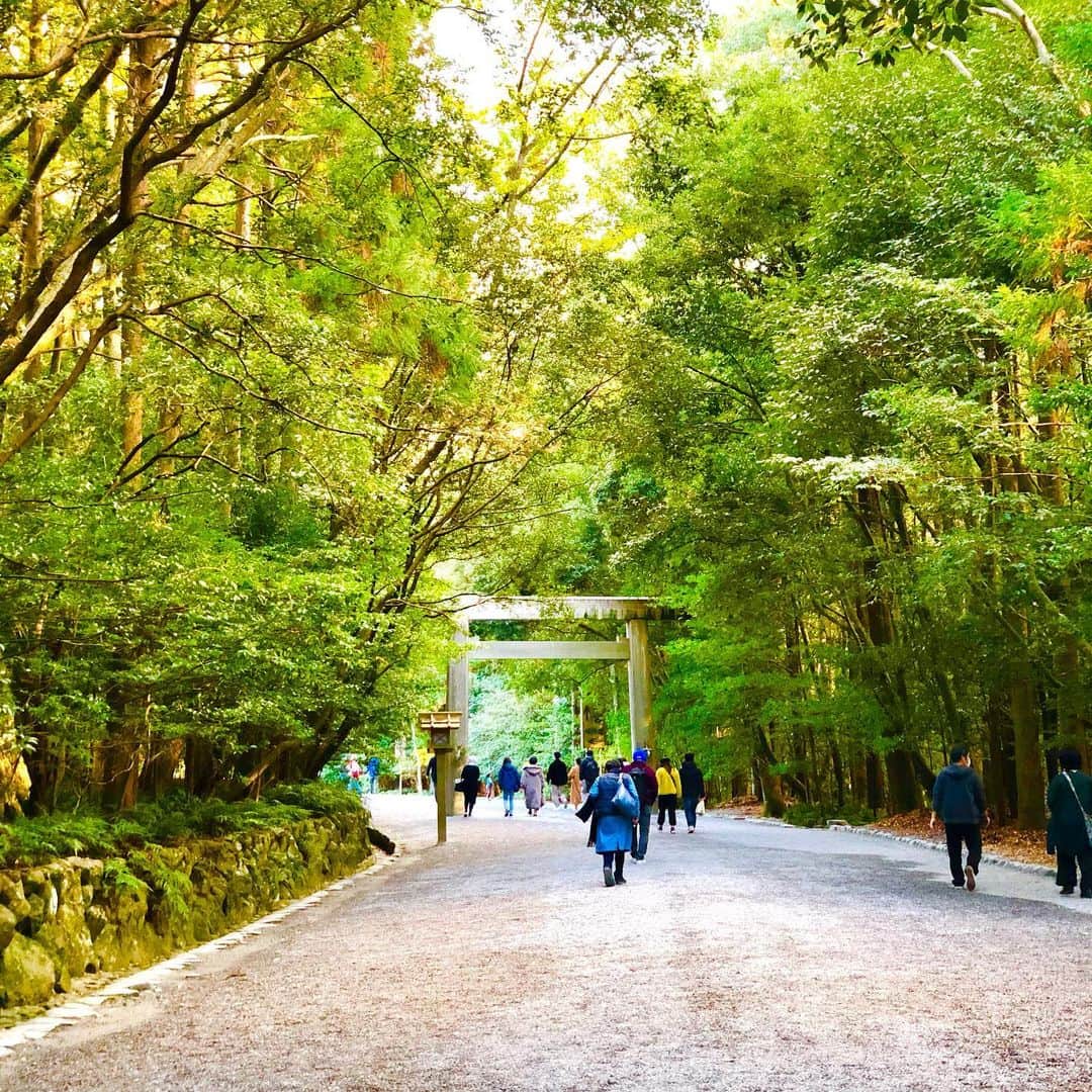 村主章枝さんのインスタグラム写真 - (村主章枝Instagram)「Path to the shrine 本殿までの道 #isejingu  #伊勢神宮」12月13日 5時21分 - fumie.suguri