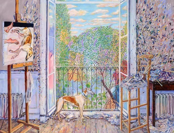 My Interiorさんのインスタグラム写真 - (My InteriorInstagram)「The paintings of Damian Elwes transport us into the worlds of artistic geniuses. The actor Donald Sutherland once said that living with a Damian Elwes painting is pure joy because “When you see it in the morning, it makes your whole day.” New paintings by Damian Elwes at Unit London @unitlondon , 3 Hanover Square W1 this December @damianelwes  1) Matisse’s Studio in Vence 2) Basquiat’s Studio 3) Rose Wylie’s Studio 4) Georgia O’Keeffe’s Home 5) Hilma af Klint’s Studio 6) Keith Haring’s Studio 7) Gauguin’s Studio in Tahiti 8) Lucian Freud’s Studio」12月13日 17時42分 - myinterior