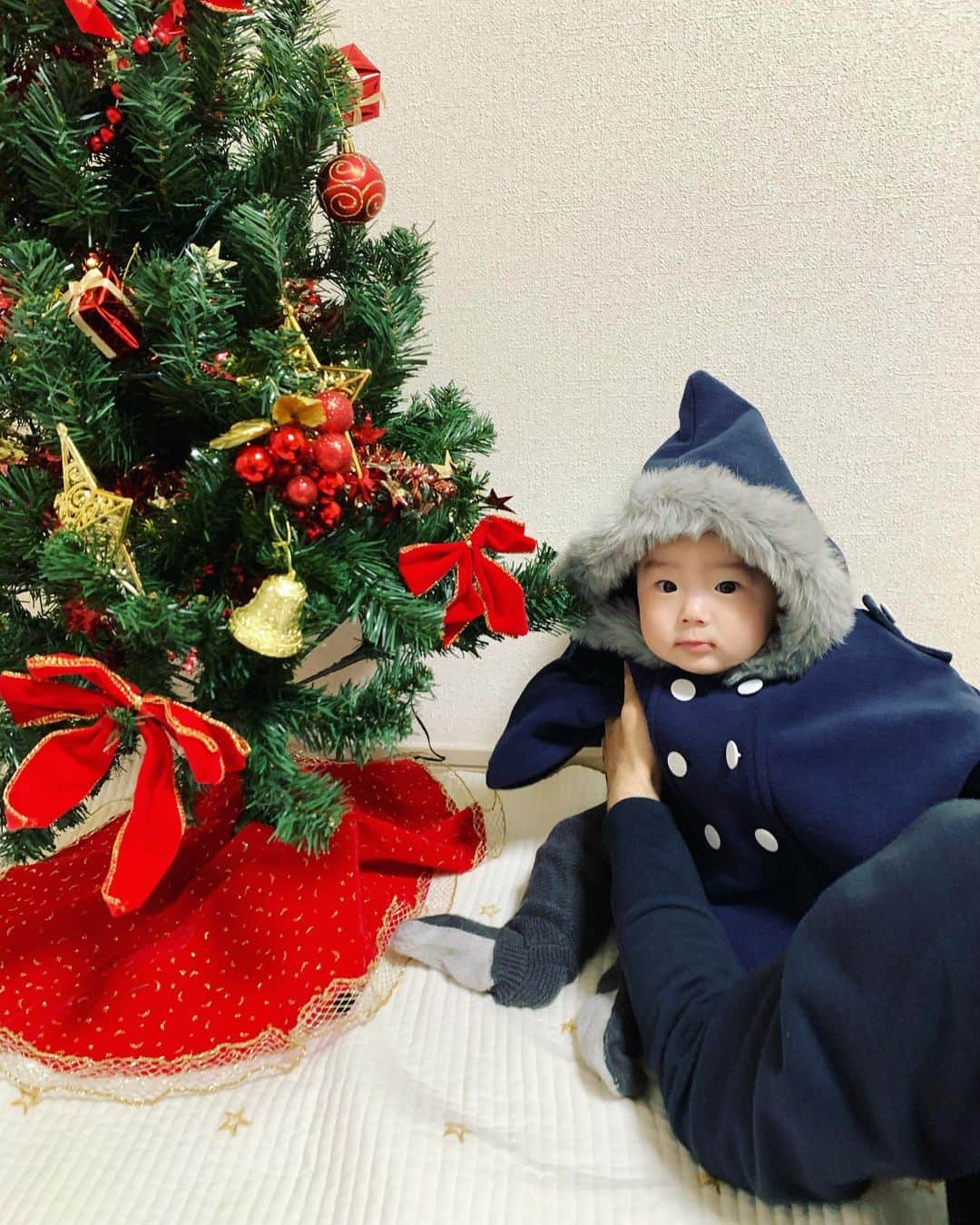 田中真奈美のインスタグラム：「シュンタの可愛すぎるアウター😍@elfinfolk 🙏🏻💕✨ . まだ大きいけどぶかぶかな姿もまたたまらない💕これを着て歩いてる姿を見るのが楽しみだなー✨小人さん😍💕 . リョータの小人さん姿も可愛かったなー💕って懐かしい写真と動画も💕 . @elfinfolk はプレゼントでいただいたり自分で頑張って買ったり💕いただいた時にはめちゃ嬉しすぎて感激です😍🙏🏻🙏🏻✨🎶プレゼントに迷った時にはオススメですよ🎁✨ . シュンタのお食い初めの時に履いてたブルマも @elfinfolk です💕 . モフモフのどんぐり帽子も最高です👶🏻💕 .  #elfinfolk#ピグミーグランプリ2020#pygmygrandprix2020 #microapartment」