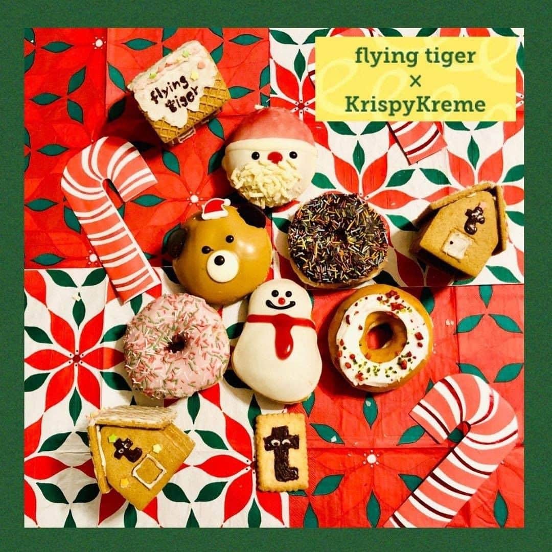 Flying Tiger Japanさんのインスタグラム写真 - (Flying Tiger JapanInstagram)「\クリスピー・クリーム・ドーナツとのコラボSNS投稿キャンペーン12月15日まで🍩/ . クリスマス本番が近づいてきましたね🎄お部屋を飾りつけをして、プレゼントも用意して...残すはクリスマスのお祝い！おうちクリスマスにぴったりのクリスピー・クリーム・ドーナツ(@krispykremejapan )のホリデードーナツ と一緒に、フライングタイガーのパーティーアイテムで思いっきりかわいくお祝いしちゃいましょう🎅🍩 . まだまだ間に合うクリスマスパーティー！素敵なフライングタイガー部活の部長さんのパーティーコーディネートの写真をチェックして今年のパーティーの参考にして下さいね♪右にスワイプして写真をチェック♥️ . 只今【フライングタイガーのアイテム】か【クリスピー・クリームのドーナツ】を使った写真を投稿してプレゼントがもらえるキャンペーン実施中です！ 投稿キャンペーンの詳細は以下をご覧ください！ . 🎄SNS投稿キャンペーン🎄 Instagramで#輪になっておうちクリスマス をテーマに、フライング タイガー コペンハーゲンの商品やクリスピー・クリームのドーナツ🍩を使った写真を投稿された方の中から、最も素敵な投稿をしていただいた10名様に、クリスマスをもっと楽しくなるスペシャルな“ギフトボックス”をプレゼント！  【募集期間】 2020年11月18日(水)〜12月15日(火)23:59  【参加方法】 1️⃣Instagramで @krispykremejapan と @flyingtigerjp のアカウントをフォロー(※当選連絡のため、各アカウントのフォローをお願いいたします。)  2️⃣#輪になっておうちクリスマス をテーマに、フライング タイガー コペンハーゲンの商品やクリスピー・クリームのドーナツを使った写真を撮影  3️⃣指定のハッシュタグ3つを付けて投稿するだけ！  #輪になっておうちクリスマス #フライングタイガーコペンハーゲン #クリスピークリームドーナツ  何が届くかはお楽しみ♪ ぜひ、皆さんご参加ください！ . . #フライングタイガー #クリスピークリーム #flyingtiger #クリスマス #デンマーク #ドーナツ #クリスマスパーティー #🍩 #🎅 #🎄」12月13日 11時00分 - flyingtigerjp