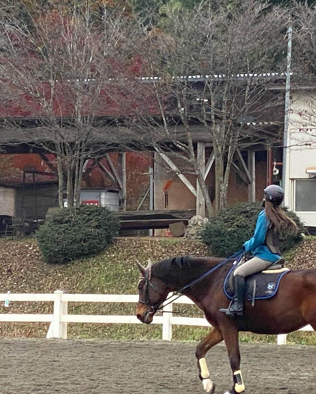 一木美里さんのインスタグラム写真 - (一木美里Instagram)「🐴💙🌿　 ビューティ様と🐴📸久しぶりのレッスン楽しかった🤍すぐに筋肉痛がやってきて久しぶりの全身筋肉痛になっています笑。  #beauty#evergreenhorsegarden#horse#horseriding#乗馬#馬#ホースセラピー#승마」12月13日 11時04分 - misato_ichiki