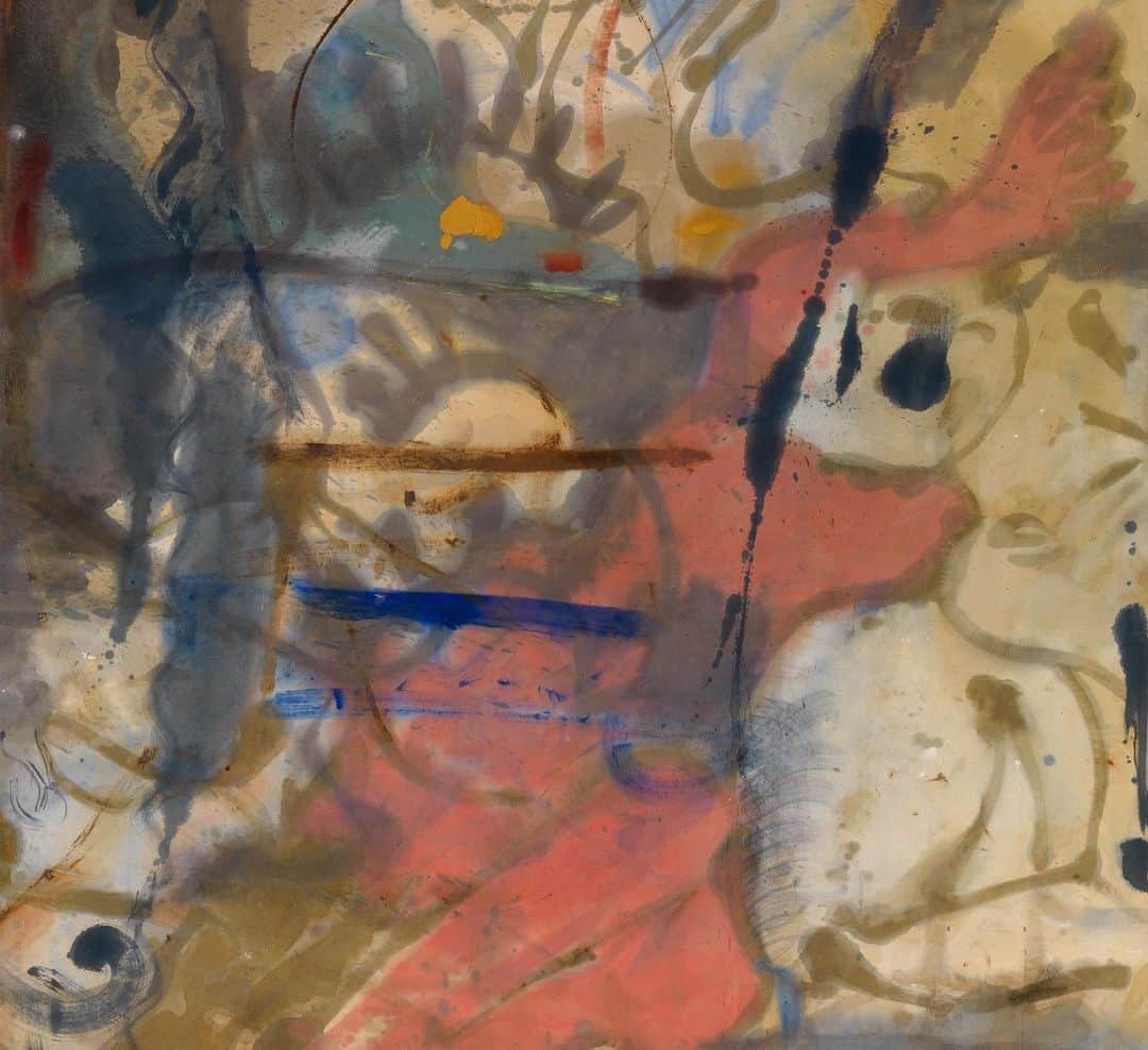ガゴシアン・ギャラリーさんのインスタグラム写真 - (ガゴシアン・ギャラリーInstagram)「“The light touch is often the strongest gesture of all.” —Helen Frankenthaler   Helen Frankenthaler was born on this day, December 12, in New York.  Tate Modern is currently exhibiting five paintings by Helen Frankenthaler generously loaned by the Helen Frankenthaler Foundation. Ranging in date from 1951 to 1977, the display includes “Vessel” (1961), a work recently gifted to the Tate by the Foundation. This marks the artist’s first extensive museum presentation in London since 1969. The show will be on view through November 2021. Follow the link in our bio to learn more about the exhibition. _________ #HelenFrankenthaler #Gagosian @helenfrankenthalerfoundation @tate Helen Frankenthaler; (1) “The Sightseers,” 1951; (2) “Eden,” 1956 (detail); (3) "Europa," 1957 (detail); (4) “Vessel,” 1961 (detail); (5) "M," 1977 (detail). Artwork © 2020 Helen Frankenthaler Foundation, Inc./Artists Rights Society (ARS), New York」12月13日 11時11分 - gagosian