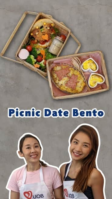 Little Miss Bento・Shirley シャリーのインスタグラム：「In this episode of #FromWastetoWonder, with the help of @vaneszs.h, I will be creating a bento for her picnic at Botanic Gardens. Bentos are perfect for picnics as everyone can easily carry their own, and can pick out whatever suits them best! Tune in to find new ways to impress your family and friends by packing a cute bento that everyone can enjoy while laying out in the sun.  From Waste to Wonder is a sustainability series by UOB @uobgroup to showcase how #foodrescue and #foodart can come together in our daily lives, by turning #uglyfood into beautiful bentos. Let's do our part to reduce food wastage.  #UOBforSustainability #UOBxLittleMissBento #ReduceFoodWaste」