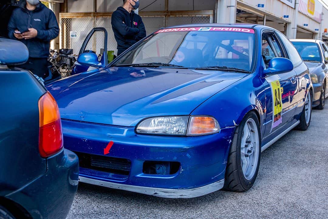のインスタグラム：「_ TEMPLE RACING Honda EG6 CIVIC _ Shot on Nov-15 2020 "Circuit Festa" "HONDA ONE MAKE RACE" organized by @aslan_inc_japan at Central Circuit. _ owner: @yanagida.tetsuji photo: @mistbahn _ _ JP) 2020年11月15日のセントラルサーキットで開催された「サーキットフェスタ」内の、アスランさん( @aslan_inc_japan )主催の「ホンダ・ワンメイク・レース」で撮影。 _ _ #circuitfesta #サーキットフェスタ #hondaonemakerace #aslan #アスラン #aslan_inc_japan #centralcircuit #セントラルサーキット #templeracing #テンプルレーシング #hap #hawkautoproject #honda #civic #hondacivic #ホンダシビック #シビック #eg6 #eg #egcivic #b16 #bseries #osakajdm #kanjo #kanjozoku #kanjostyle #kanjoracer #timeattack #timeattackjapan #hondasontrack」