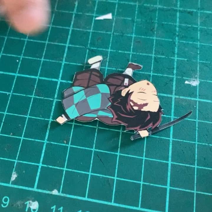 しんらしんげのインスタグラム：「指にはめる炭治郎♡ #鬼滅の刃　#炭治郎  #demonslayer」