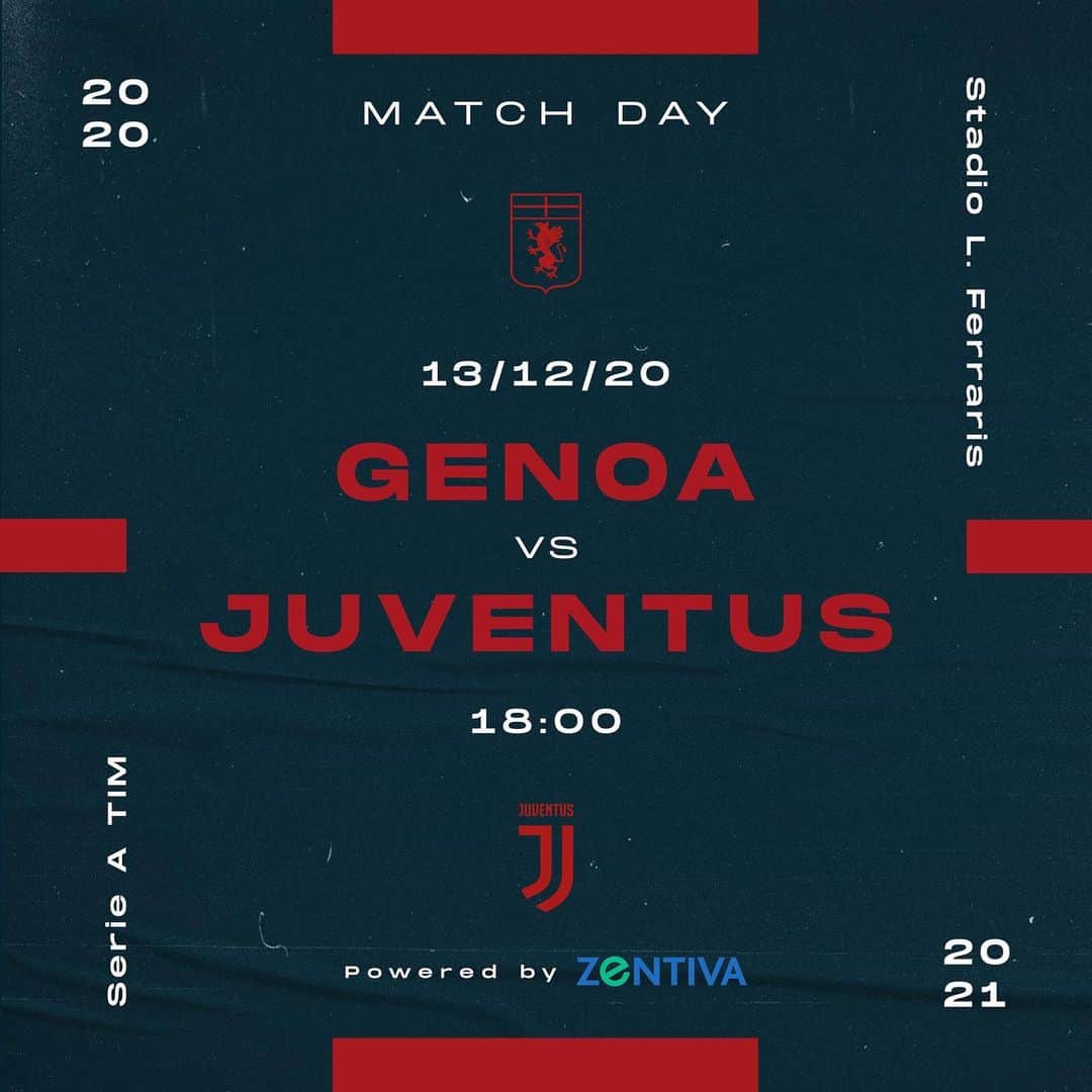 ジェノアCFCさんのインスタグラム写真 - (ジェノアCFCInstagram)「🔴🔵 #GenoaJuventus  🏆 @seriea   💪 Forza, Grifone!  ✅ @zentivait」12月13日 17時35分 - genoacfc