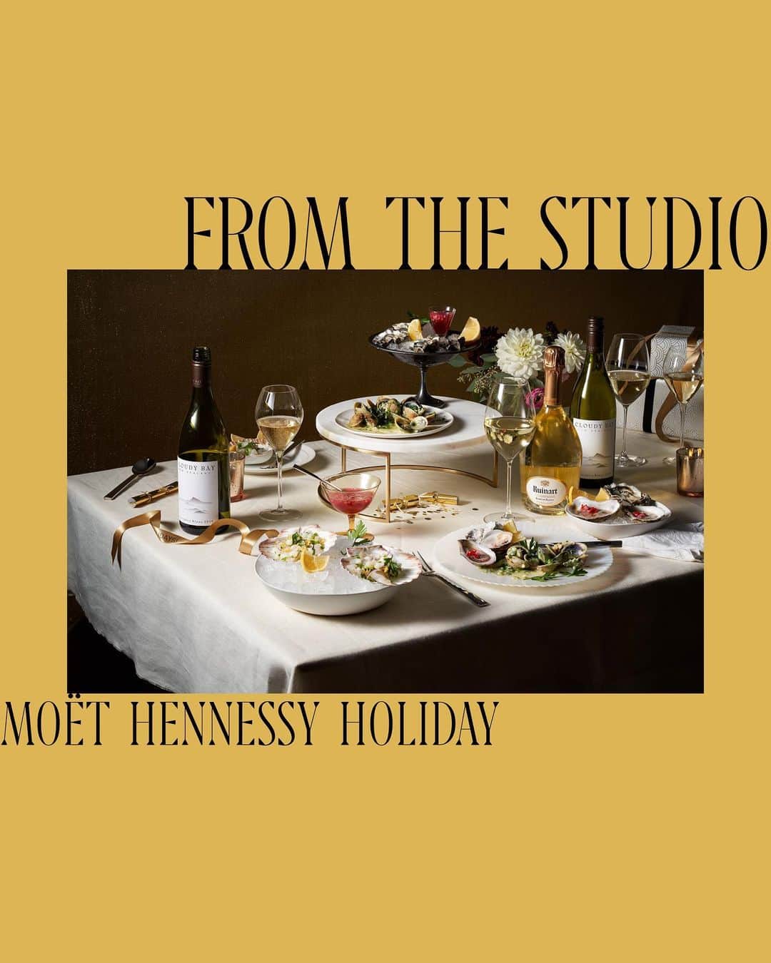 アリス・ガオのインスタグラム：「some holiday work for @moethennessy 🥳🎉🍾  team credits on last slide 👉🏼」