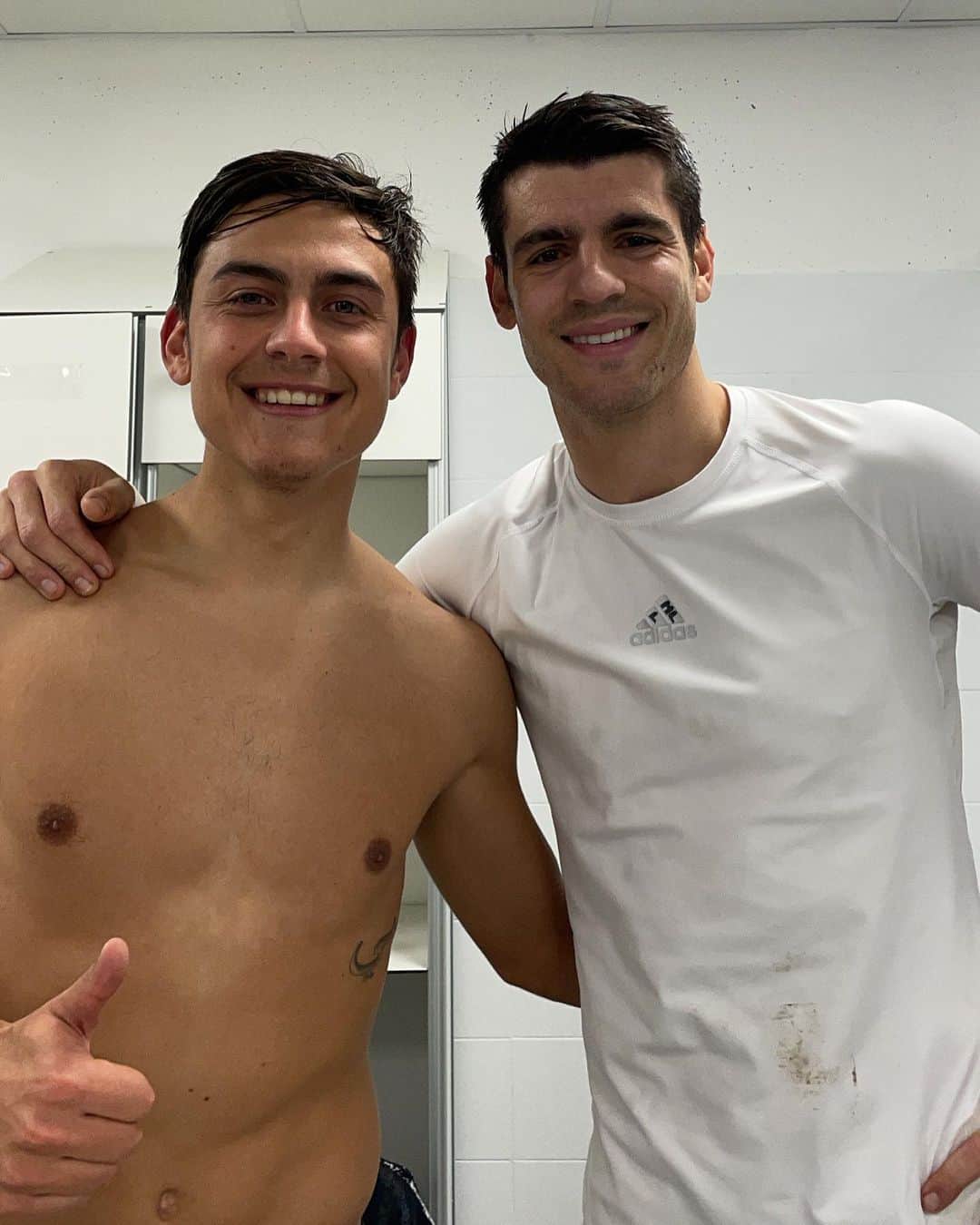 アルバロ・モラタのインスタグラム：「+3 avanti così! 🙌⚪️⚫️💎victoria importantisima! #forzajuve」