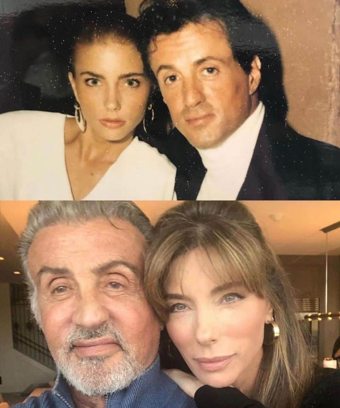 Outfits Selectionさんのインスタグラム写真 - (Outfits SelectionInstagram)「@officialslystallone and his wife then and now」12月14日 4時12分 - outfits.selection