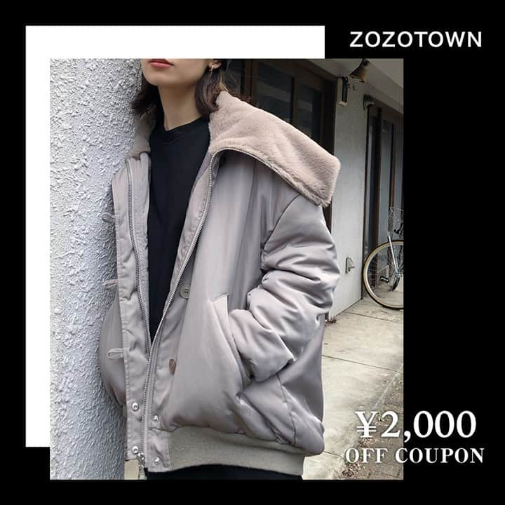 EMODAさんのインスタグラム写真 - (EMODAInstagram)「ㅤㅤㅤ ＼＼ZOZOTOWN￥2,000OFF COUPON❤／／ ㅤㅤㅤ  #ファードッキングワイドカラーブルゾン (GRY,BLK,KHK) 本日クーポンご利用でㅤㅤㅤ ￥12,980(tax'in)→【￥10,980(tax'in)】  その他アイテムも本日なら2,000円OFFに‼ ㅤㅤㅤ #ZOZOTOWN 限定のお得な1日🎉  この機会をお見逃しなく🙌  期間🕛：12/13(SUN) 0:00～23:59  ㅤㅤㅤ TOPのURLからチェック✔ ㅤㅤㅤ #EMODA」12月13日 21時00分 - emoda_official