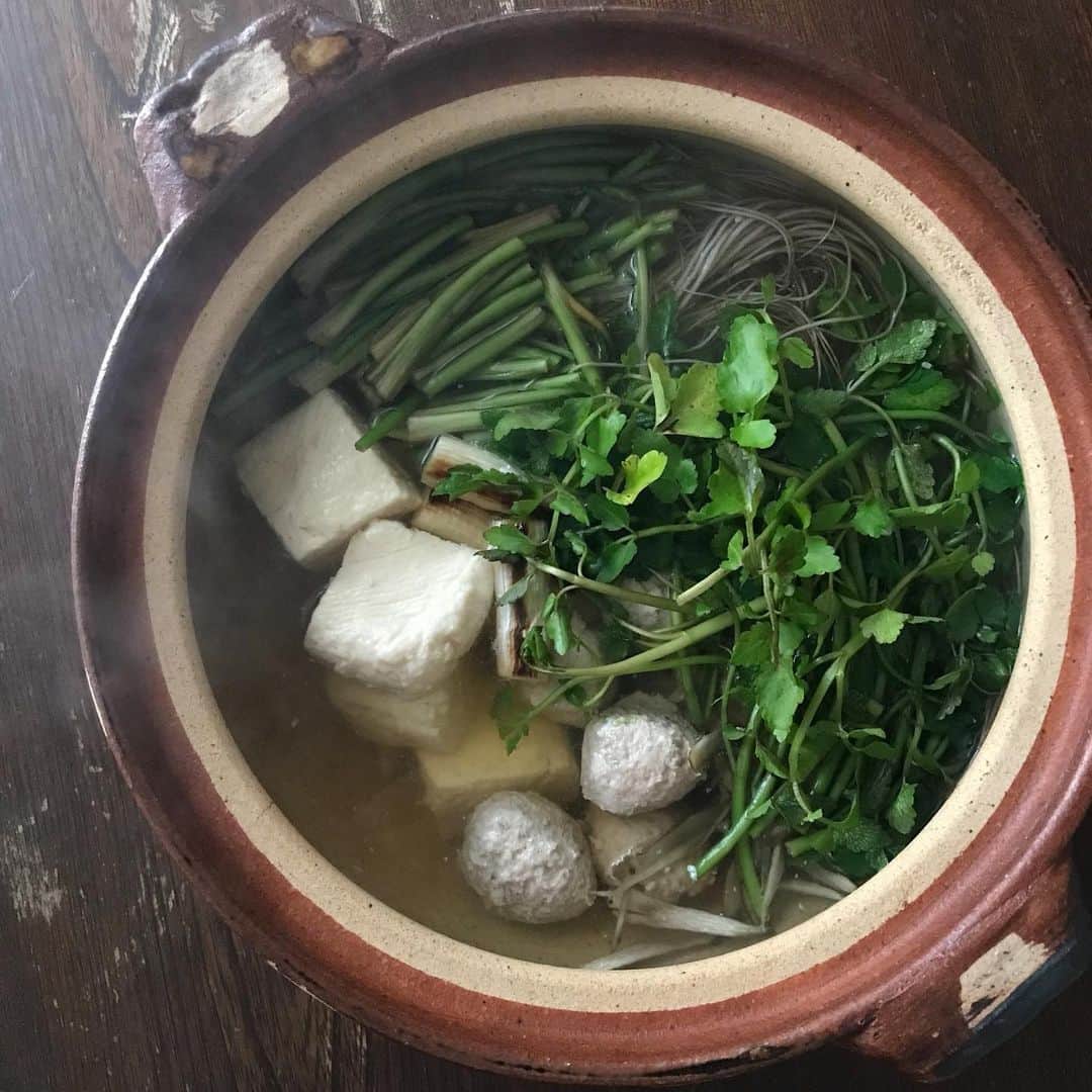 kanaのインスタグラム：「小屋束豆腐店  少し前の @koyazuka_tofu_ten からのお豆腐便は  いつもの大豆と違い 滋賀県産 みずくぐり という 大豆から作られたそう  いつものお豆腐の上いく やわらかさでとても円やか  せり鍋に入れて楽しんだり  いつもの豆乳を昆布出汁で割って 塩を少し加えて ゆらゆらとお豆腐を温める  この冬出来立て @brevicaule  しーちゃんの 柚子こしょうを上にチョン 甘く ほわほわのお豆腐 柚子のフレッシュな香りが お口の中いっぱいに 至福であります  #小屋束豆腐店  #お豆腐 #柚子こしょう」