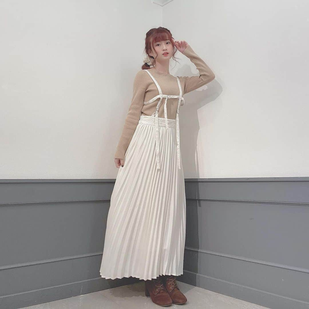 佐野心音さんのインスタグラム写真 - (佐野心音Instagram)「Today's coordinate🤎 * * #ootd #todayscode #coordinate #fashion #コーデ #honeysalon #heather #消えちゃいそうな色コーデ #ラテカラー #低身長コーデ」12月13日 22時11分 - kokone_sano