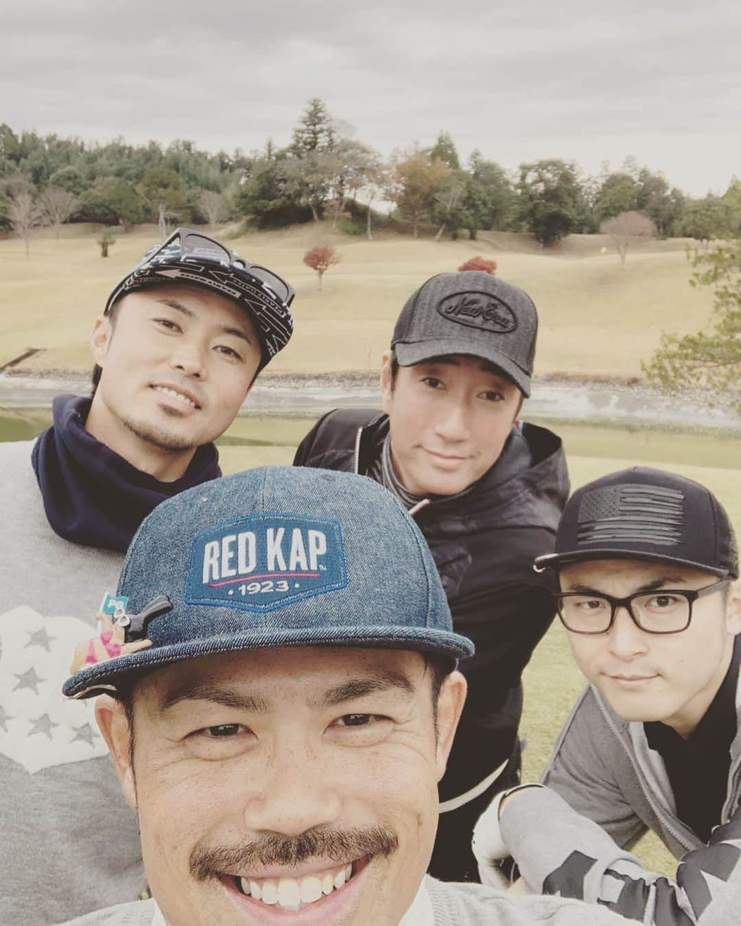 寺嶋寛大さんのインスタグラム写真 - (寺嶋寛大Instagram)「#元千葉ロッテ#ゴルフ#薮田安彦#今江敏晃＃金澤岳」12月13日 22時13分 - kndi1012