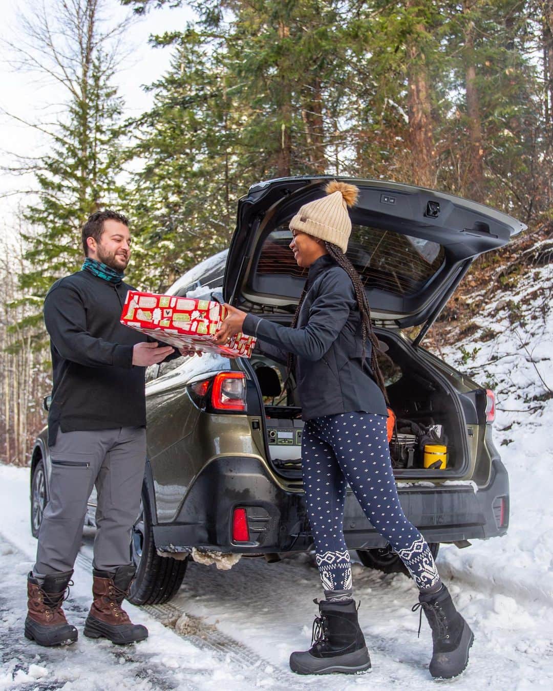 REIさんのインスタグラム写真 - (REIInstagram)「“With the help of @REI and @subaru_usa, this holiday season I got to surprise my husband! ... He runs [his family’s bar and grill] with help from hard working employees, who all have been affected negatively by the pandemic and the mandates due to COVID-19. Times have been hard, and things have been stressful, and I was beginning to feel like we both needed a spontaneous adventure together! ... I was very intentional when picking the activity and keeping it a secret! Although he grew up in the mountains, he had not been on XC skis since the sixth grade! ... We came, we saw, we broke out the XC skis!!” -@she_colorsnature on her holiday adventure. #REIpartner 📸 @erinjoynash  Note: These adventures were previously captured in partnership with REI and Subaru in compliance with local COVID-19 guidelines. Please check and comply with your local guidelines before heading outdoors. #RecreateResponsibly」12月14日 2時03分 - rei
