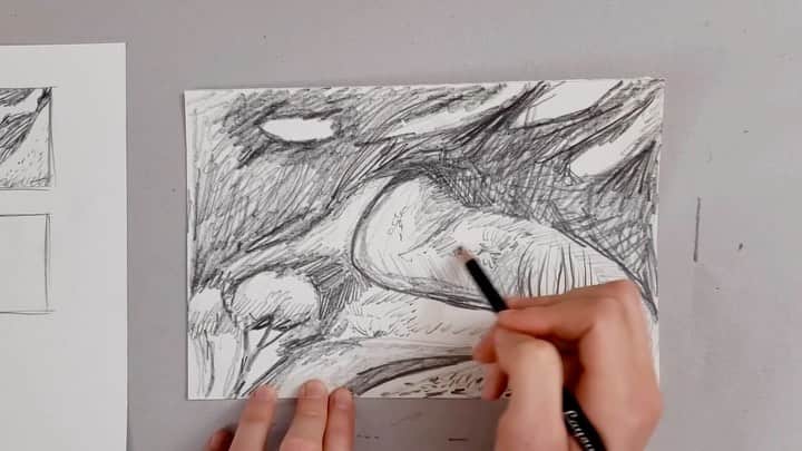 のインスタグラム：「Nothing like a li’l Sunday sketching ✍️✍️✍️  Explore scale, composition, and light by creating your own landscape inspired by El Greco’s “View of Toledo” in the latest installment of Drop-In Drawing.  When you’re ready, tap the link in bio to get started and make sure to share your creations using #MetSketch!」
