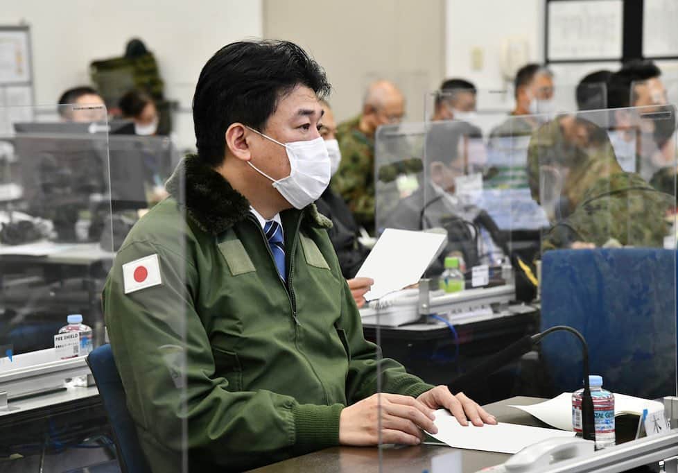 木原稔のインスタグラム：「日米共同演習ヤマサクラを視察」