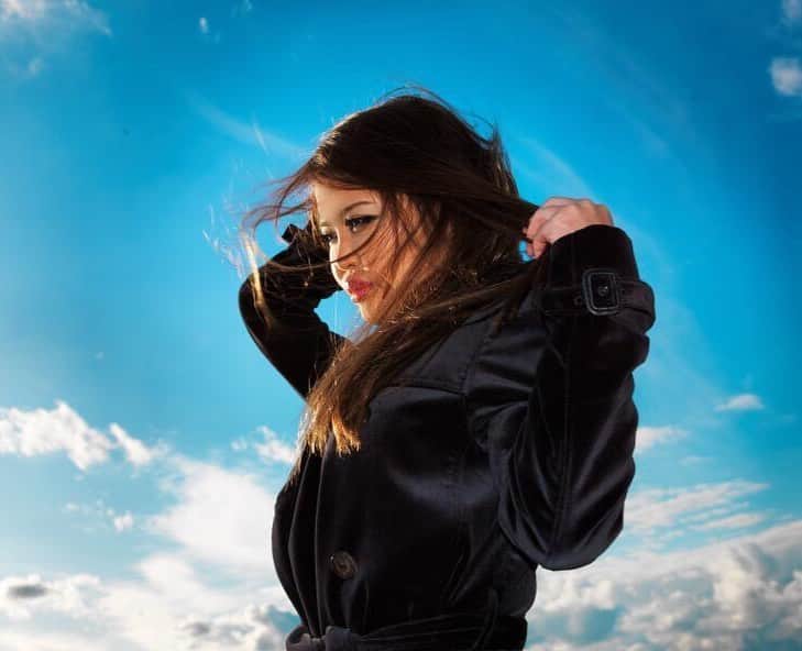 MIOのインスタグラム：「Sky💎. . #japanesegirl #girl #sky」