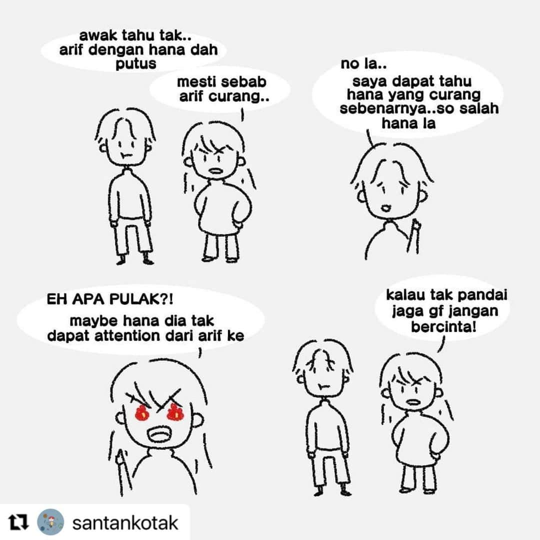 Koleksi Komik Malaysiaさんのインスタグラム写真 - (Koleksi Komik MalaysiaInstagram)「#Repost @santankotak with @make_repost ・・・ Woman always right..men always left.. #lawak #lawakhambar #lawakan #lawakgram #lawakkeder #lawakhangit #lawakterkini #lawakboring #lawaklucu #lawakgran #lawakkerder #lawakbodoh #lawakrainbow #lawakreceh #lawakindo #lawakmalaysia #lawakabsurd #lawaktahapdewa #lawaktwitter #lawakrakyat #lawakking #lawakpalembang #lawakwongkito #lawakbaline #lawakboruto #lawaksiyot #lawak4x4 #lawakanwongbanten #lawakkampus lawakbilis」12月14日 12時56分 - tokkmungg_exclusive