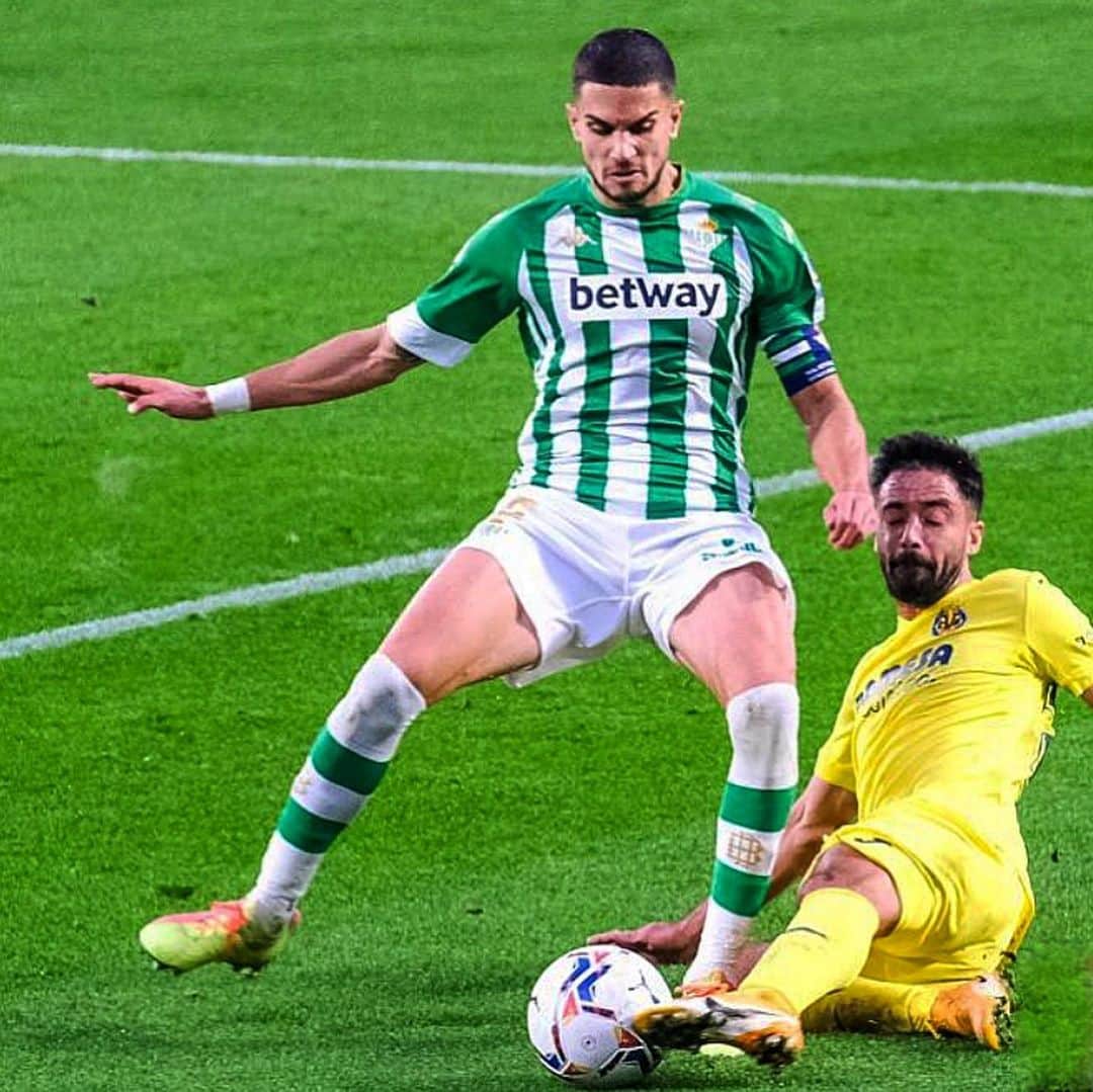 マルク・バルトラのインスタグラム：「Partido muy competido. Queríamos más, pero seguimos sumando! Vamos @realbetisbalompie !!! ⚔️💪🏼」