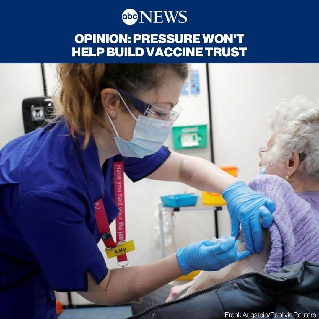 ABC Newsさんのインスタグラム写真 - (ABC NewsInstagram)「OPINION "Early in my career, my approach was to tell vaccine-hesitant parents that if they didn’t want their kids to get shots, they should probably find another pediatrician. I soon realized this stance didn’t do much to move the needle. Over time, and with experience, I instead began to work with parents to hear their concerns and move toward a place of mutual understanding and, ideally, full vaccination. Listening, I found, could be more effective than talking." Via @drrichbesser. Tap link in bio for MORE. #opinion #vaccine #vaccination #covid19 #coronavirus #publichealth #medicine #modernmedicine #abcnews」12月14日 6時56分 - abcnews