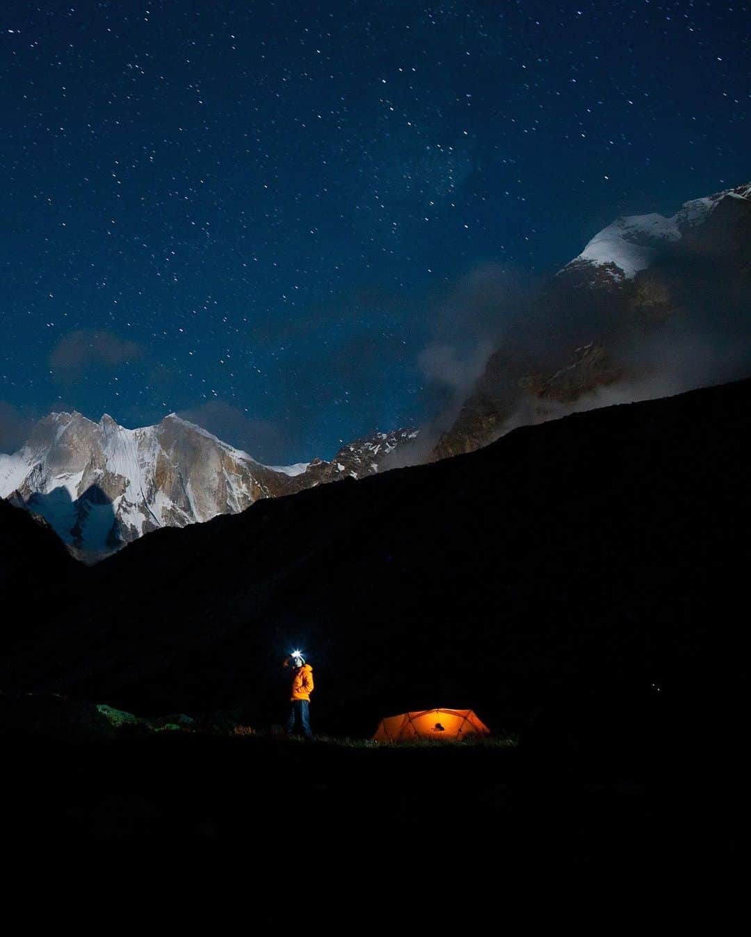 ジミー・チンさんのインスタグラム写真 - (ジミー・チンInstagram)「Tapovan Basecamp, Garwhal Himalaya, India ⁣ Throne room of the Hindu Gods. ⁣ Prints available at link in profile. ⁣ Meru Expedition 2011 ⁣ @renan_ozturk @conrad_anker  ⁣ @thenorthface」12月14日 7時46分 - jimmychin