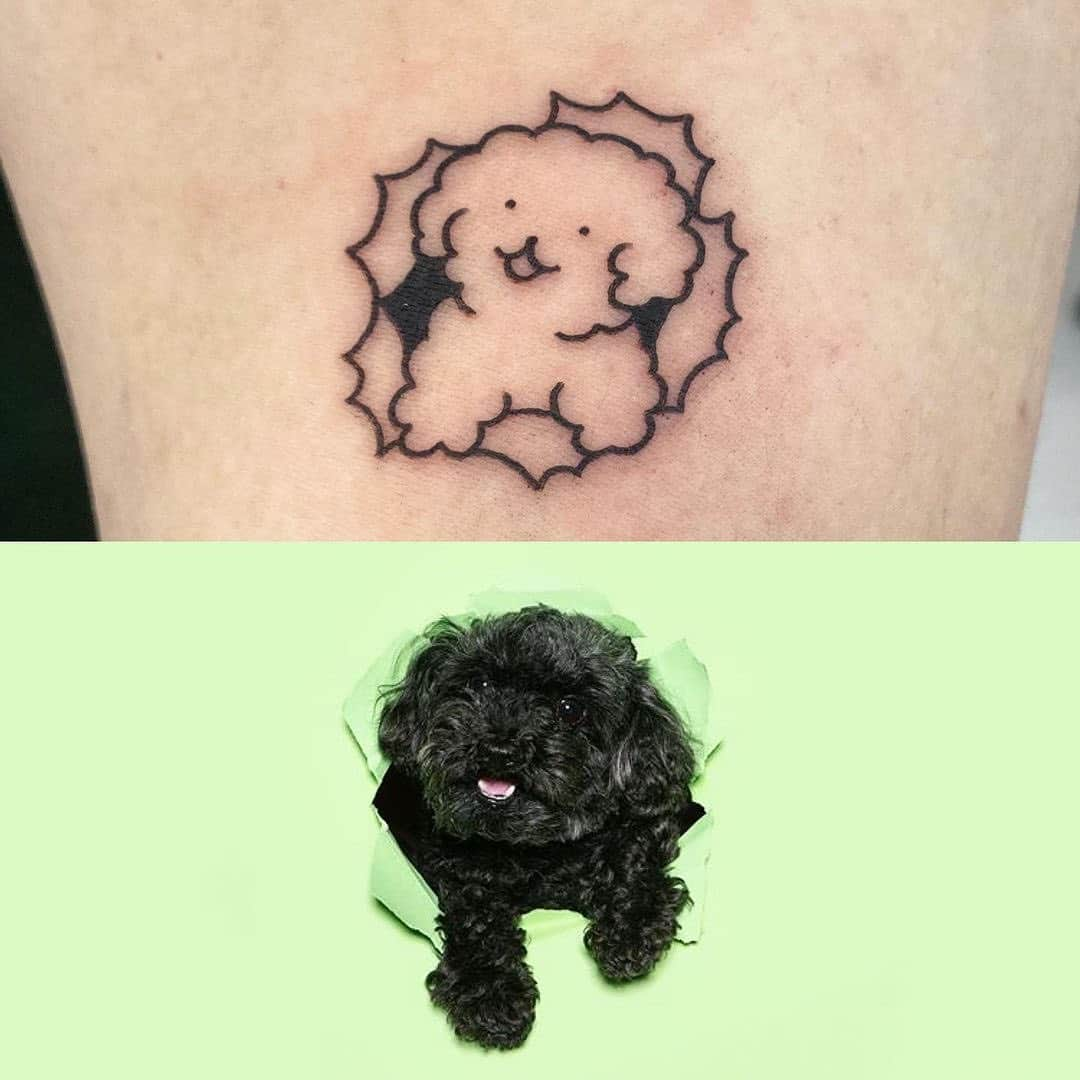 9GAGさんのインスタグラム写真 - (9GAGInstagram)「The dogs ( ´ ▽ ` )ﾉ  Follow @doodles - By @goodmorningtown - #doodles #illustrations #tattoo」12月14日 13時57分 - 9gag