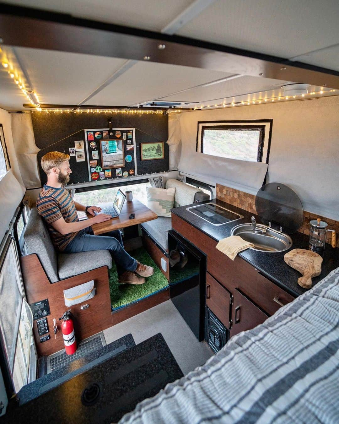 Travis Burkeのインスタグラム：「I’ve spent the majority of the past 10 years traveling out of a vehicle, calling the outdoors ‘home’, and encouraging others to get out and explore their own ‘backyard’.  A positive note of the pandemic is that it’s caused a huge surge in RV sales, increased camping in general, and more people than ever visiting outdoor spaces, but unfortunately it has also led to trails getting destroyed, human waste not being buried or removed, more man made fires than ever, and many other issues.   I was excited when @dometic reached out saying they had joined the @conservationalliance and invited me to publicly advocate for the outdoor spaces that mean so much to me, by talking about these issues and how we can help solve them!  As a rule of thumb, I treat the outdoors like I do my own home. Growing up I was taught to ‘pack it in, pack it out’, pick up other people's trash, respect wildlife, and so much more. I’ve realized and seen first hand that not everyone grew up with these principles, so it is our duty to educate those in this community, especially those who are new to the great outdoors. There is tons of great information on LNT.org but I also want this to be an open discussion to hear from you about what you’ve experienced in the outdoors recently (good or bad) and/or how we can continue to raise awareness and respect the places we all love and need.   What have you observed recently? What can we all do to preserve our public lands? Etc. I’d love to hear your thoughts in the comments below.  #thedestinationdeclaration #leaveitbetter #LNT  Photos and video from the other evening when we parked by the beach at the end of our road to surf and cook dinner for sunset. Last video from a sad day at Big Bear Lake, CA.」