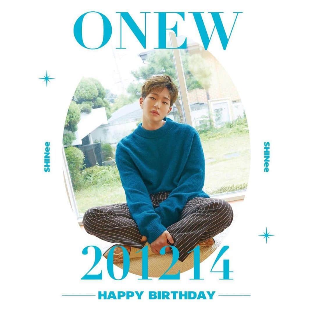 SHINeeのインスタグラム：「. #HappyONEWDay 🎂🎉 -⠀⠀⠀⠀⠀⠀⠀⠀⠀⠀⠀⠀⠀⠀⠀⠀ #201214 @dlstmxkakwldrl #オンユ #온유 #ONEW #シャイニー #샤이니 #SHINee」