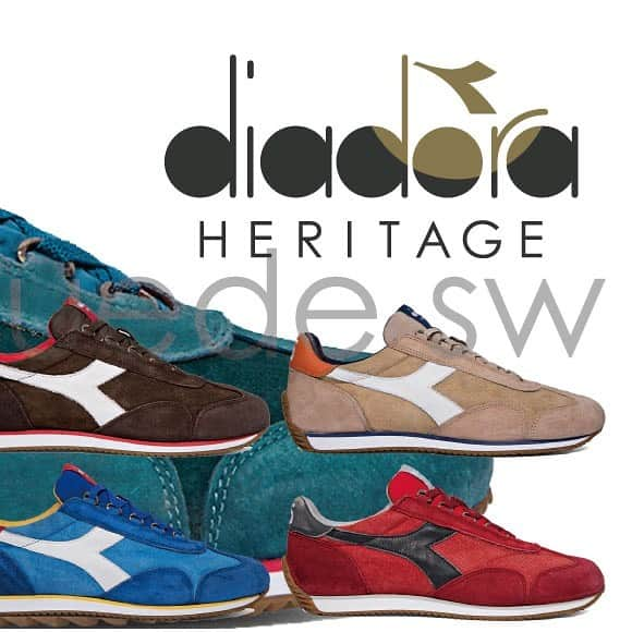 ディアドラさんのインスタグラム写真 - (ディアドラInstagram)「. 【diadora PRODUCT INFORMATION】 . "equipe suede sw" . diadora heritage collectionの中で一番人気のスニーカー。 ラスティング工程後にストーンウォッシュをかけることでまるでアスリートに履き込まれたような自然な風合いを再現。 クラシカルかつレトロな雰囲気でカジュアルはもちろんジャケットスタイルとも相性抜群です。 絶妙な配色と色使いが毎回楽しみなアイテムです。 . #diadora #diadoraheritage #equipe #madeinitaly #makeitbright #sneakers #ディアドラ #ディアドラヘリテージ #スニーカー」12月14日 10時39分 - diadoralifestyle_japan