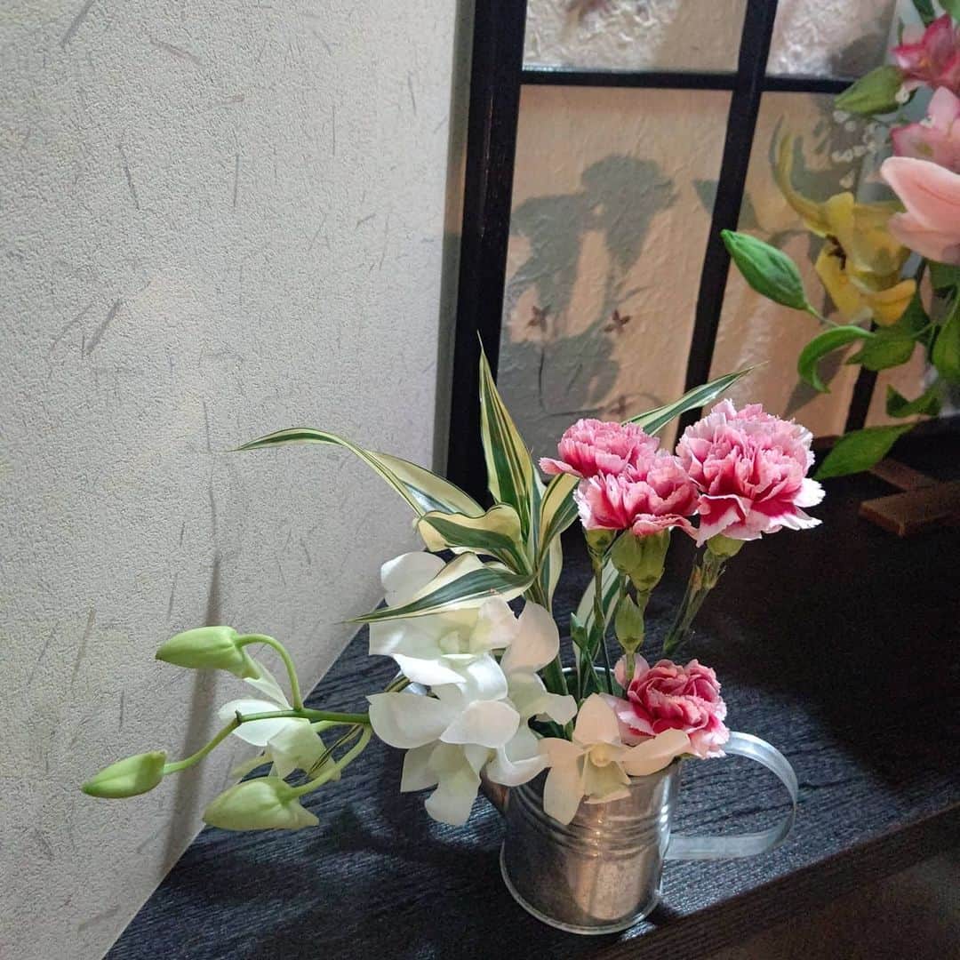 松浦麻里奈さんのインスタグラム写真 - (松浦麻里奈Instagram)「玄関に新しいブルーミーライフのお花飾る🥰✨ お花の定期便 @bloomeelife　🤗  ムービー🎥2.3.4枚目 玄関が華やかになりました🌸😍 蕾は、これから咲くから楽しみにしてる〜(〃ﾟ3ﾟ〃)  パッケージもXmasデザインで、可愛い😍🌱  お花の種類は届いてからのお楽しみ🌸 毎週ワクワクするお花の定期便⊂(・▽・⊂)  初回のお花お届けが無料になる ▼▼クーポンコード▼▼  ■クーポンコード：ay ■有効期限：2020年12月31日 . .  #お花 #お花のある暮らし #キャンペーン #campaign #pr #花瓶 #花瓶の花 #Flower  #フラワーアレンジメント#花 #花のある暮らし #花束 #プレゼント #present #cake #presents🎁 #flowers #flowerstagram #プレゼントキャンペーン #無料#クリスマス🎄 #flowerphotography #photographie　#クリスマス #ブルーミーライフ #花サブスク#Xmas #メリークリスマス」12月14日 11時06分 - ay114.831m