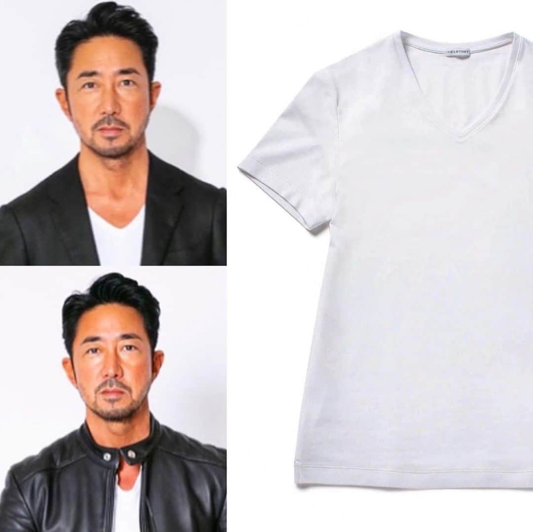 のインスタグラム：「【オススメの白と黒のVネックTシャツ‼️】売れに売れて累計1万枚。最高級スビンプラチナムのコットンを使用した「＋CLOTHET（クロスクローゼット）」のVネックのTシャツが大好評につき追加になりました。ライダースに着てもジャケットに着ても似合うように、Vネックの開き加減をシャープにし、絶妙なVの深さを追求しています。 __________________________________________________ 素材が気持ちいいのでコレ着ちゃうと他のTシャツが本当に着れないんですよね。カラーは白、黒の２色。価格は7000円。僕の場合は、ジャストサイズで着たいのでサイズは1。白は汚れやすいので5枚、黒2枚をさらに追加。全国から問い合わせが殺到しているので欲しい方はお早目に。冬なのに不思議ね！ __________________________________________________ ●MINMAL WARDROBEはコチラから➡︎https://minimalwardrobe.jp __________________________________________________ #冬なのにライダースの下はTシャツを着る人と繋がりたい @minimalwardrobe_official  #crossclothet #クロスクローゼット #Tシャツ #ポケT #ポケット付きTシャツ  #スビンプラチナム #干場義雅 @yoshimasa_hoshiba  #yoshimasahoshiba @forzastylecom  #FORZASTYLE #fashion #coordinate #code #style」