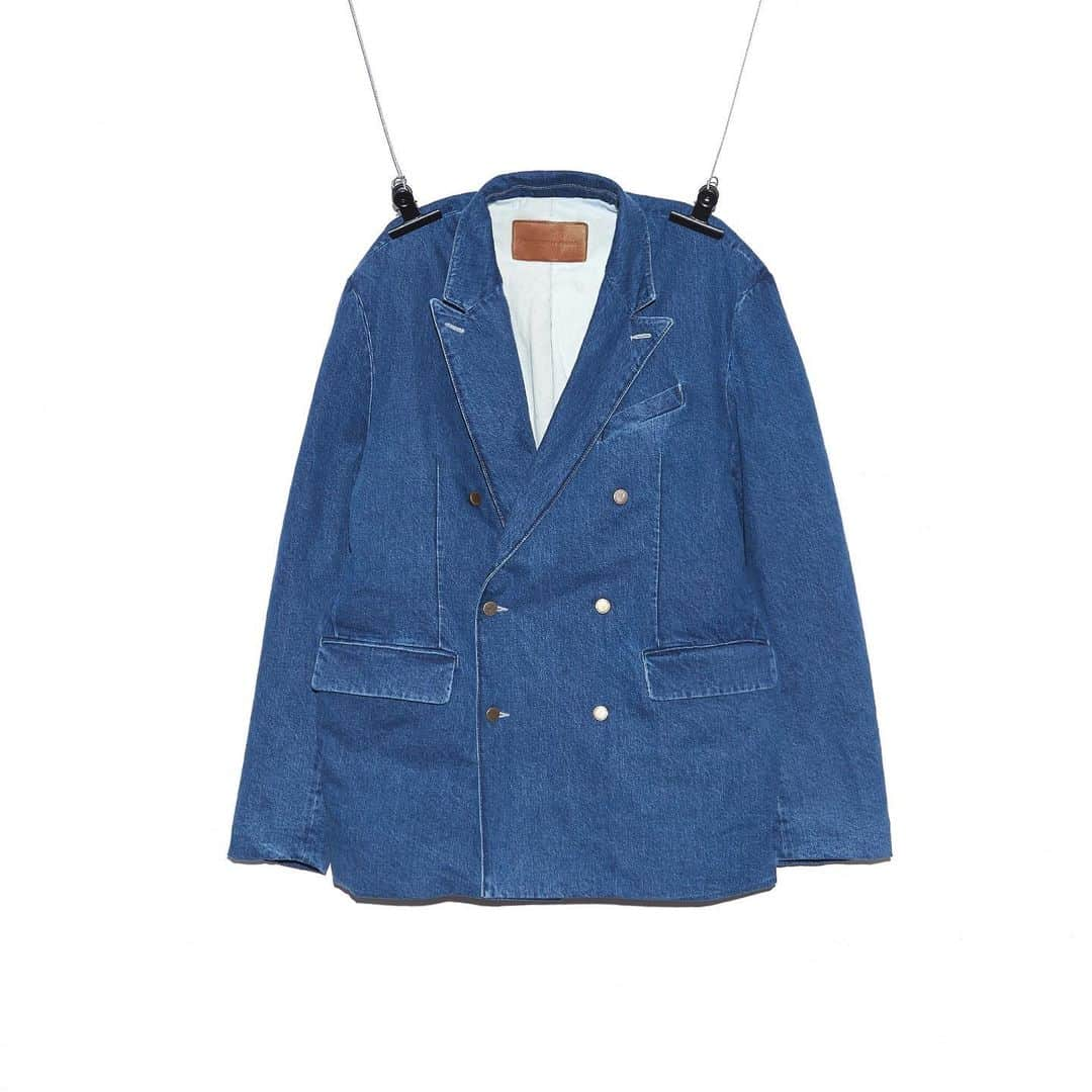 PEACEMINUSONEのインスタグラム：「PMO®➖DENIM PADDED JACKET #1 BLUE」