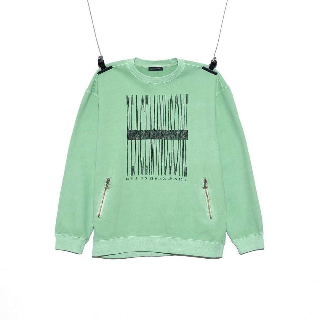 PEACEMINUSONEのインスタグラム：「PMO®➖CREW NECK #1 GREEN」