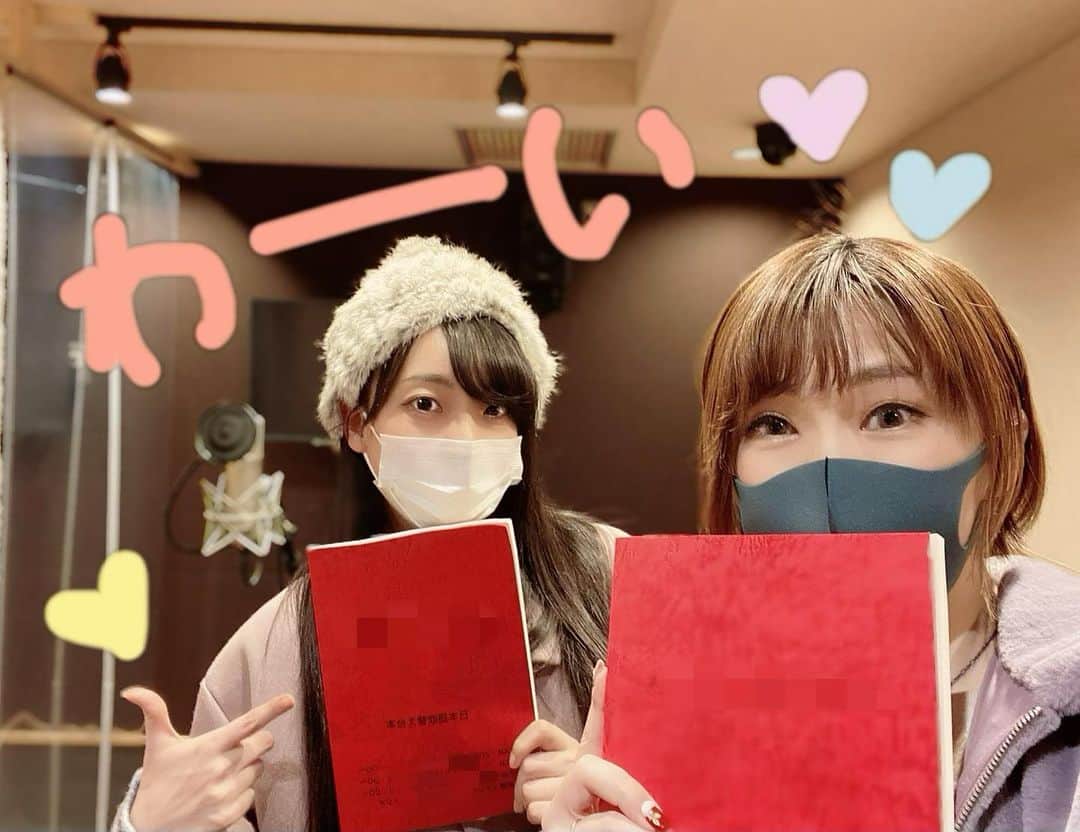 兼田恵さんのインスタグラム写真 - (兼田恵Instagram)「ぴらこ(@hirayama8emi )とね！ 久しぶりに現場で一緒になったのだよーひゃっっはー！♪(*⁰▿⁰*)」12月14日 11時48分 - earl_megu