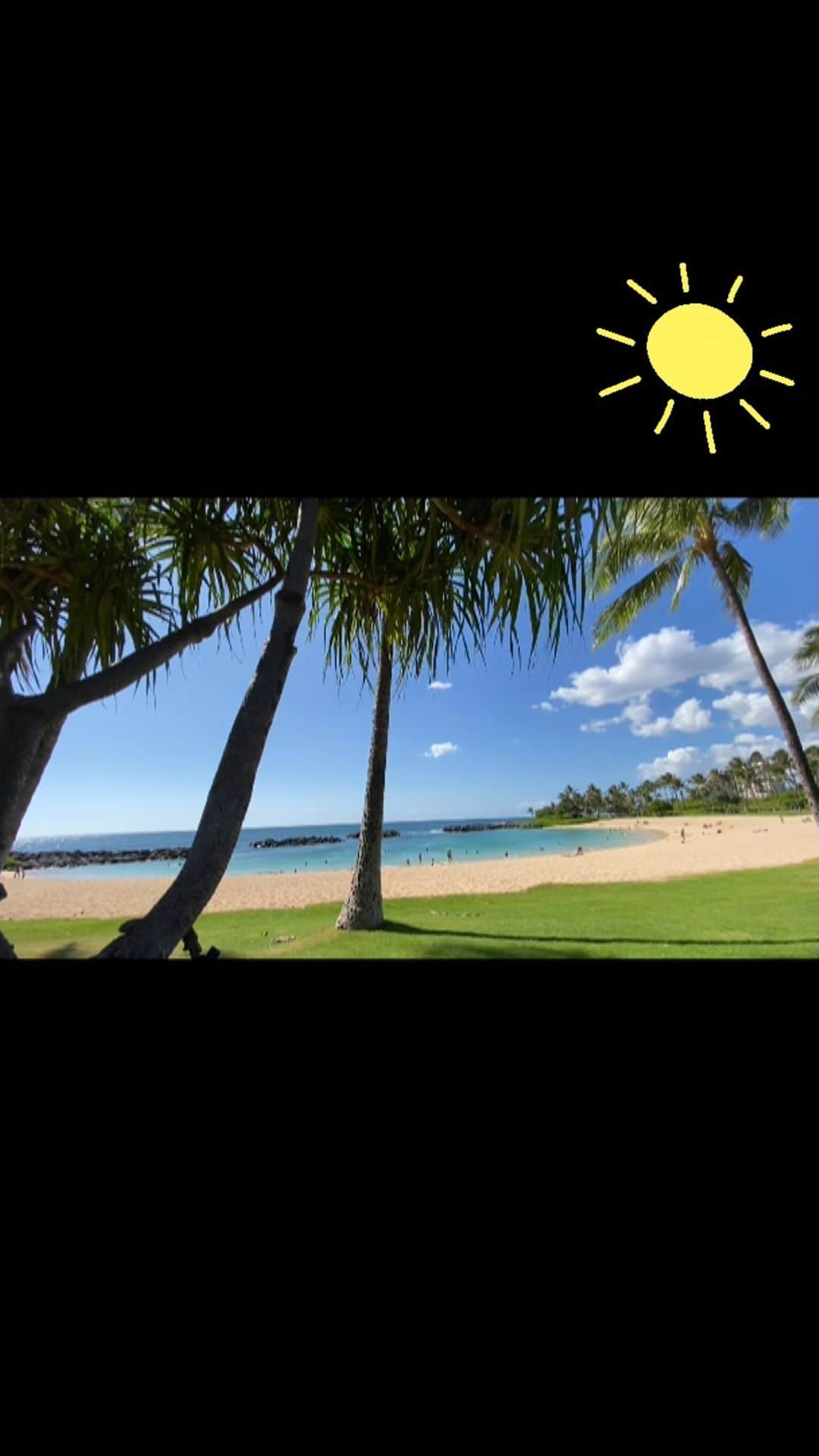 Tiaraのインスタグラム：「#癒し   #ハワイ移住したい #ハワイ大好き #ハワイ好きな人と繋がりたい #海外移住したい #ハワイ生活 #ハワイの景色 #ハワイの海 #ハワイのビーチ #妄想ハワイ #まったり #コオリナ #コオリナビーチ #ハワイの」