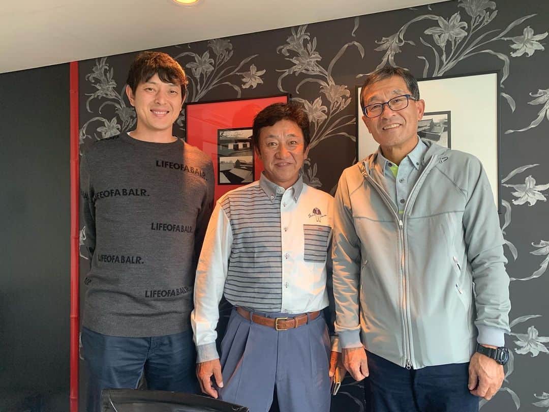 岩隈久志のインスタグラム：「楽天の初代監督の田尾さんがご自身のYouTubeに僕とお義父さんを呼んで下さいました^_^﻿ 義父は今、栃木県小山市にあるエイジェックという女子野球チームの監督をしています！﻿ 田尾さんは相変わらずお元気で真っ直ぐなお人柄で、とても楽しい時間を過ごさせてもらいました！」