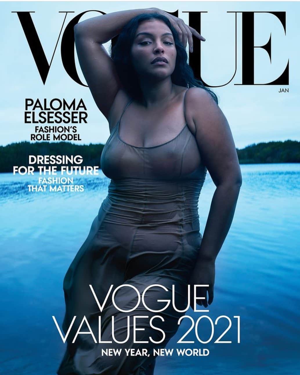 IMG Modelsさんのインスタグラム写真 - (IMG ModelsInstagram)「Fashion’s Role Model. 💫 @palomija covers the new @voguemagazine. #📷 @annieleibovitz #👗 @gabriellak_j #⭐️ #IMGstars」12月14日 23時02分 - imgmodels