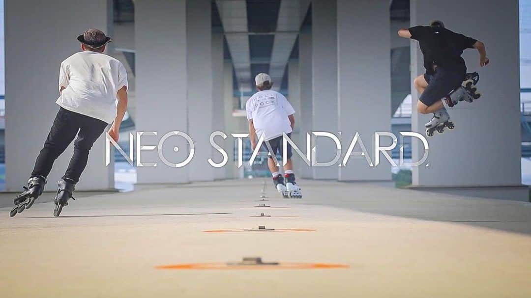安床武士のインスタグラム：「“Neo Standard 2.0” Coming soon🤙  前作が各方面で話題になった大径ウィールで街をクルージングしたり、スライド(ドリフト)トリックで遊び要素をいれたアーバンスタイル「Neo Standard」の最新作が近々公開！ お楽しみに。 #neostandard #inlineskate #freeride #powerslidenext #urbanstyle #インラインスケート #街乗り」