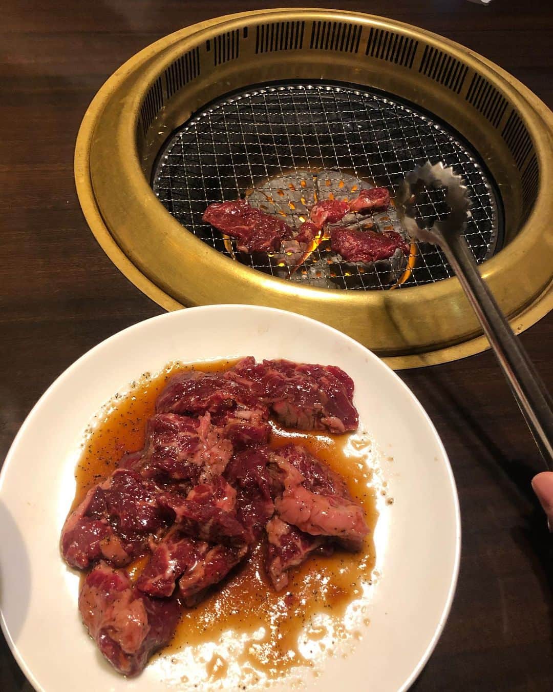 中野みやびのインスタグラム：「はらみしかかたん  #はらみ #ハラミ #焼肉 #といえば #やきにく #スタミナ #元気 #食べ物 #食レポ #美味しい #juicy #なかの #中野みやび」
