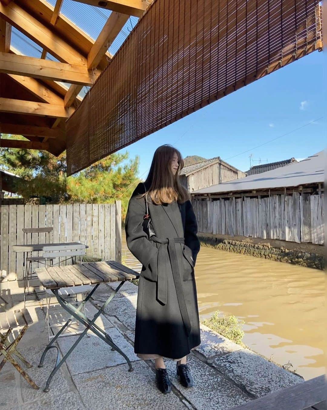 i am aiのインスタグラム：「❄️🖤🚣🏻🍂 ㅤㅤㅤㅤㅤㅤㅤㅤㅤㅤㅤㅤㅤ」