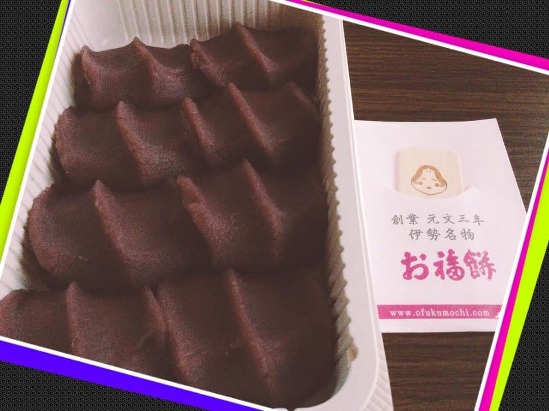 のインスタグラム：「スーパーでゲット🍡の初御福餅。 伊勢に思いを馳せながらいただきまーす💕 赤福餅と食べ比べしたい。。。」