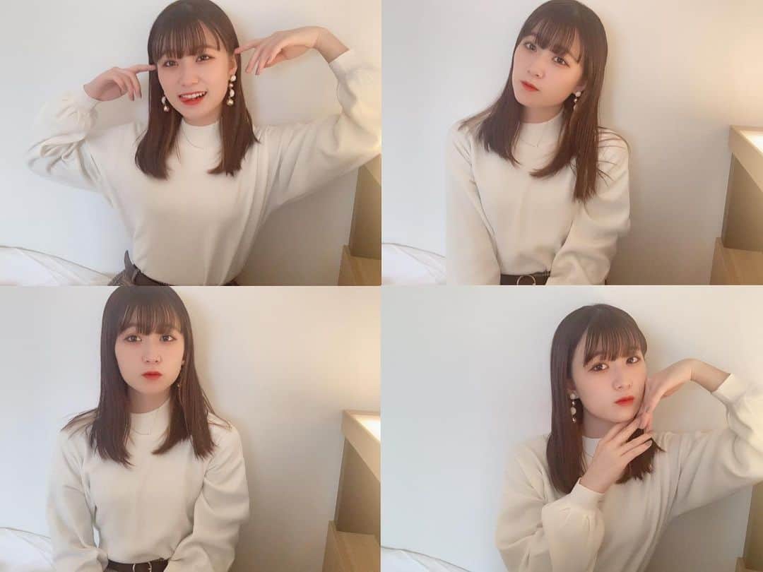 遠藤みゆのインスタグラム：「だんだん髪の毛が伸びてきましたのさ✌︎ . 短いのも好きだけどやっぱり長い方が落ち着きますね❤︎ . 巻くのが可愛く見える長さになって最近巻いてばっかりなのです☺︎」