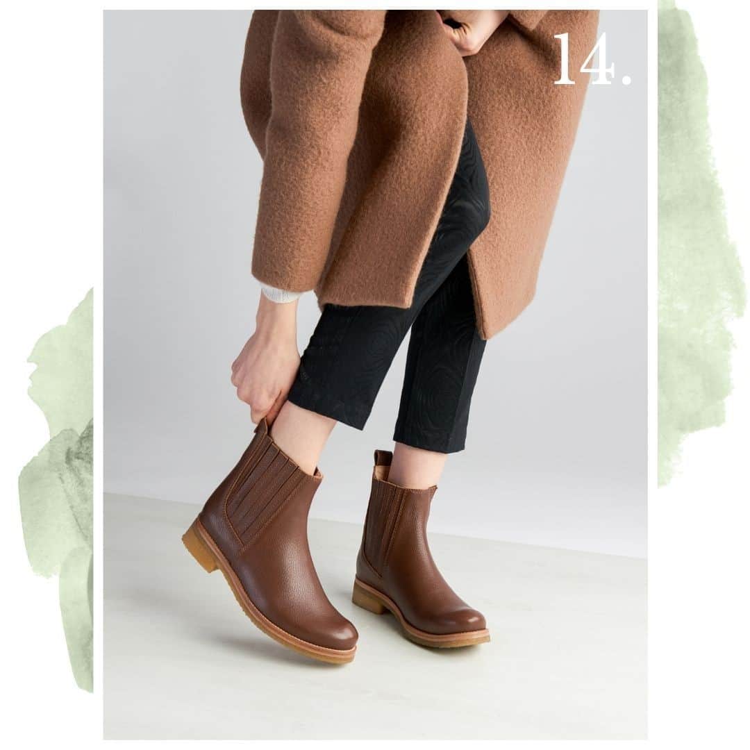 テーリポルキのインスタグラム：「ADVENT CALENDAR #14 🕯 Brown shoes -15% 💫⠀⠀⠀⠀⠀⠀⠀⠀⠀  Christmas is getting closer and today we have a special gift to all who love natural colours as much as we do. Today and only today you'll get 15% off from all our brown shoes. The offer is valid both online and in our store today the 14th of Dec. The discounted prices are already marked in the products. Check out all the discounted styles at terhipolkki.com⠀⠀⠀⠀⠀⠀⠀⠀⠀ ⠀⠀⠀⠀⠀⠀⠀⠀⠀ #TERHIPÖLKKI #terhipölkkistore #finnishdesign #sustainable #footwear #christmas #calendar #christmascalendar」