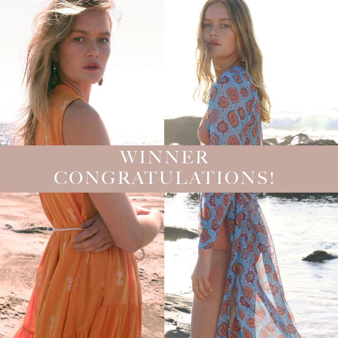 ミーガンパークのインスタグラム：「Congratulations Sam Edwards! You are the winner of our $1,000 WARDROBE giveaway! We've just sent you an email with all the details! Thank you to everyone who entered x」