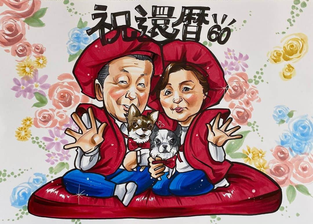 似顔絵★𝗚𝗢𝗥𝗜𝗞𝗜𝗡𝗚のインスタグラム