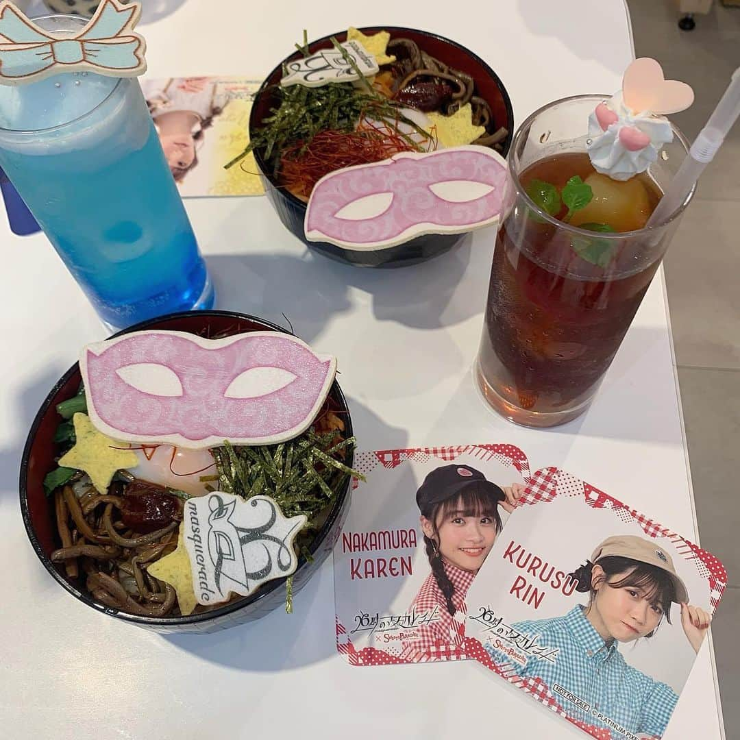 市川優月さんのインスタグラム写真 - (市川優月Instagram)「. . この前スイパラのコラボカフェ行ってきんだ~🥰 . コースター推しメンではなかったんだけどこの りんちゃんとかれんちゃん可愛すぎてうれち🤦🏼‍♀️💗 . みはるちゃん席から遠くて写真も撮れなかったし コースターも4枚だったから当たらなかったけど わんちゃんサイン可愛かった🥰 . そして推しメンは世界1輝いてました🧚🏻‍♀️ . #26時のマスカレイド #ニジマス #アイドル  #スイーツパラダイス #スイパラ #jk #03」12月14日 23時16分 - amefurasshi_yuduki_official_