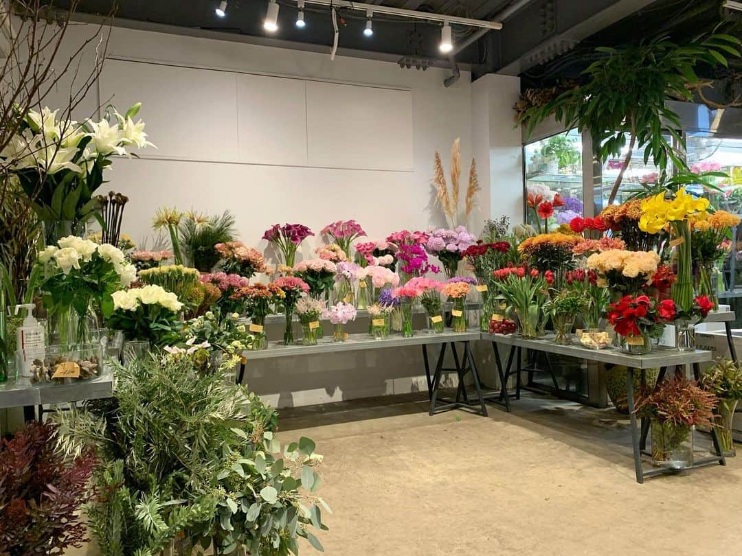 高橋まりさんのインスタグラム写真 - (高橋まりInstagram)「オキニの花屋さん💐 茎がしっかりしてて、季節のお花の花揃えも豊富！ そんでもって、お店もかわいい☺︎」12月14日 18時14分 - maributa1112