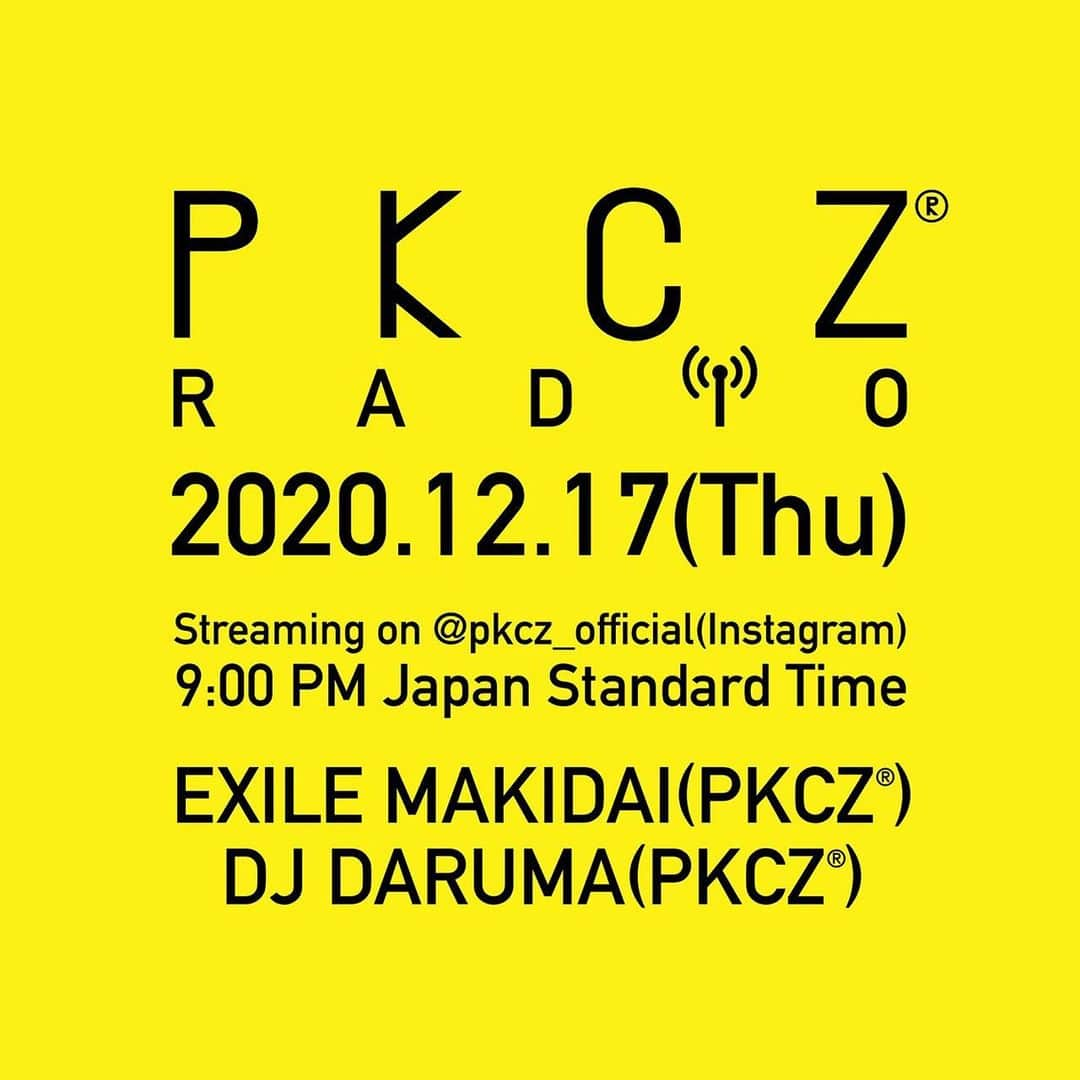 PKCZさんのインスタグラム写真 - (PKCZInstagram)「PKCZ RADIO vol.14🎅🎁﻿ ﻿ 今週も #Pラジ やります😎😎﻿ 皆さんぜひお集まり下さい💫﻿ ﻿ ストーリーズでは﻿ 質問やメッセージなどなど﻿ 何でも募集しておりますので、﻿ どしどし送って下さい👍﻿ ﻿ ▪️日程﻿ 12/17 (木)21:00〜﻿ ﻿ ▪️配信アカウント﻿ @pkcz_official ﻿ ﻿ #PKCZ﻿ #PKCZRADIO」12月14日 18時34分 - pkcz_official