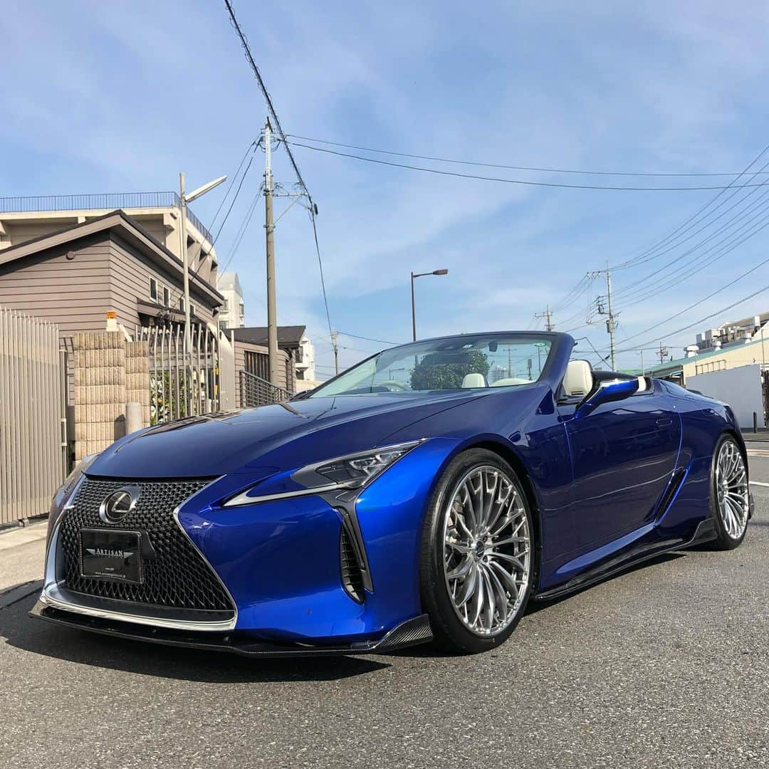 Spirits Artisanさんのインスタグラム写真 - (Spirits ArtisanInstagram)「LEXUS LC 500 CONVERTIBLE  DEBUT！！  Owner : @avestparts  Model code: DBA-URZ100  : 5BA-URZ100 : 2020. 7〜  Bodykit: @Artisan_spirits :  BLACK LABEL GT   Wheel : RAYS : HOMURA 2×15 BD  contact : www.artisanspirits.co.jp  e-mail address  info@artisanspirits.co.jp  USA : @evasivemotorsports @butlertire   Canada : @advanced_auto_salon @otto.auto.service   Taiwan : @artisantaiwan   Hong kong : @nigeljdmparts  Russia : @suvproject  Indonesia : @premierautowerkz  Philippine : @jworksunlimited  Bahrain : @kanooperformance  Saudi Arabia : @ksawheels   #artisanspirits #artisan  #lexus  #lexuslcc #lcc #lc #lc500 #lc500h #Cabriolet #convertible  #Structural Blue #アーティシャンスピリッツ  #アーティシャン #レクサス #レクサスlcc  #カブリオレ #コンバーチブル #ストラクチャーブルー #lexuscustom  #lexusgram  #lexuslife」12月14日 19時28分 - artisan_spirits